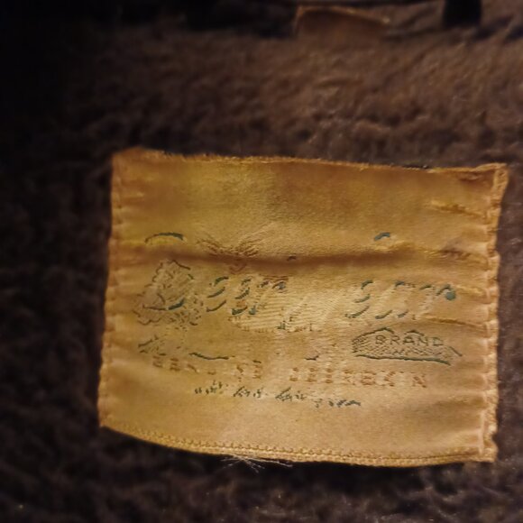 Vintage 70s Suedebane Genuine sheepskin lined Leather Marlboro Jacket XL RARE - Picture 10 of 11